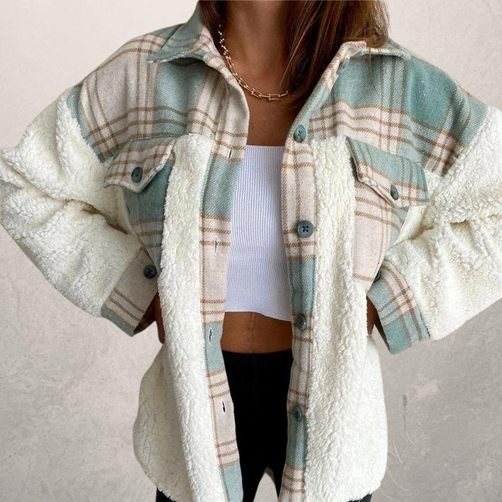 Matilda - Kuschelige & warme Damen Jacke aus Baumwolle