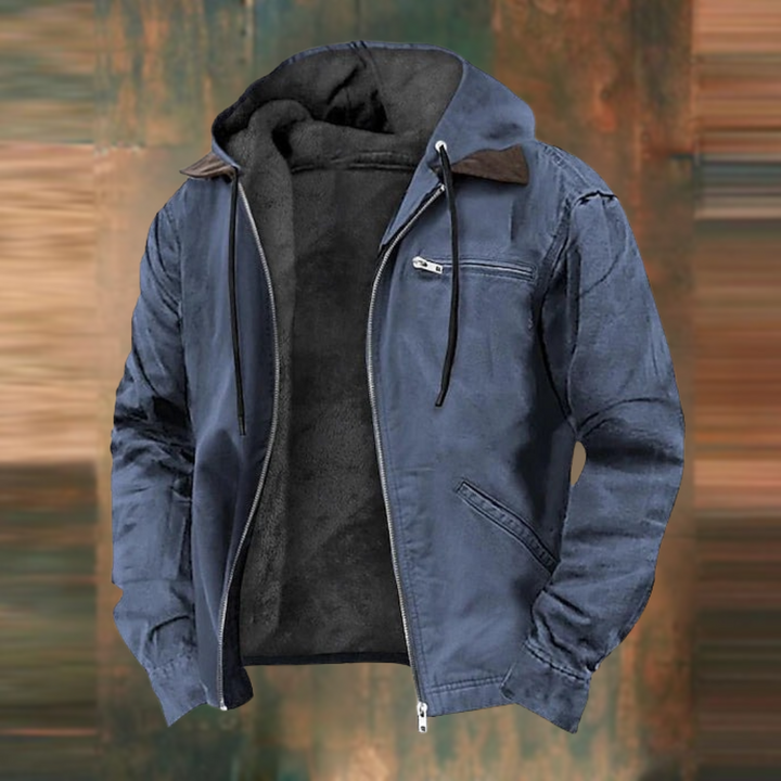Stephan | Jacke mit Reißverschluss und Kapuze
