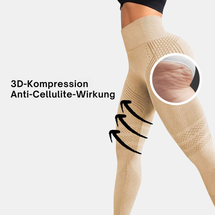 3D Leggings™ – Figurformende Leggings mit hohem Bund (1+1 GRATIS)