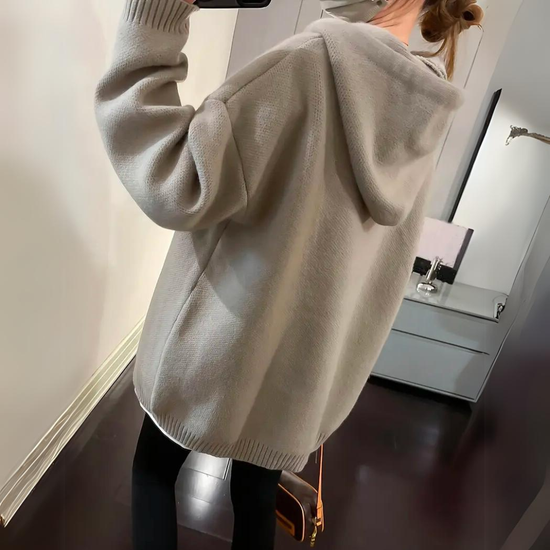 Heidi-Mode | Warmer Hoodie Smiley Print