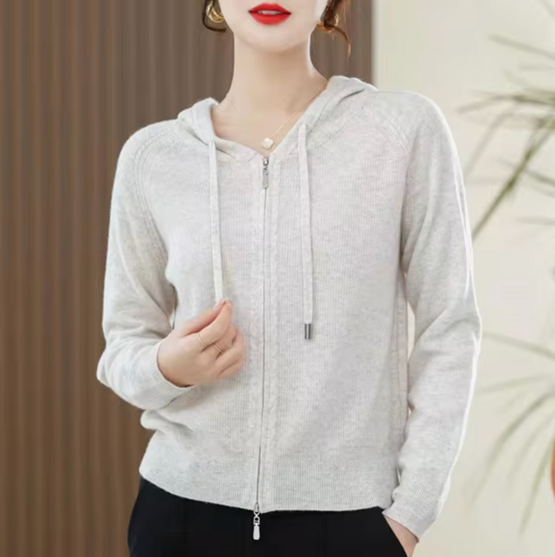Heidi-Mode | Gestrickter  Hoodie