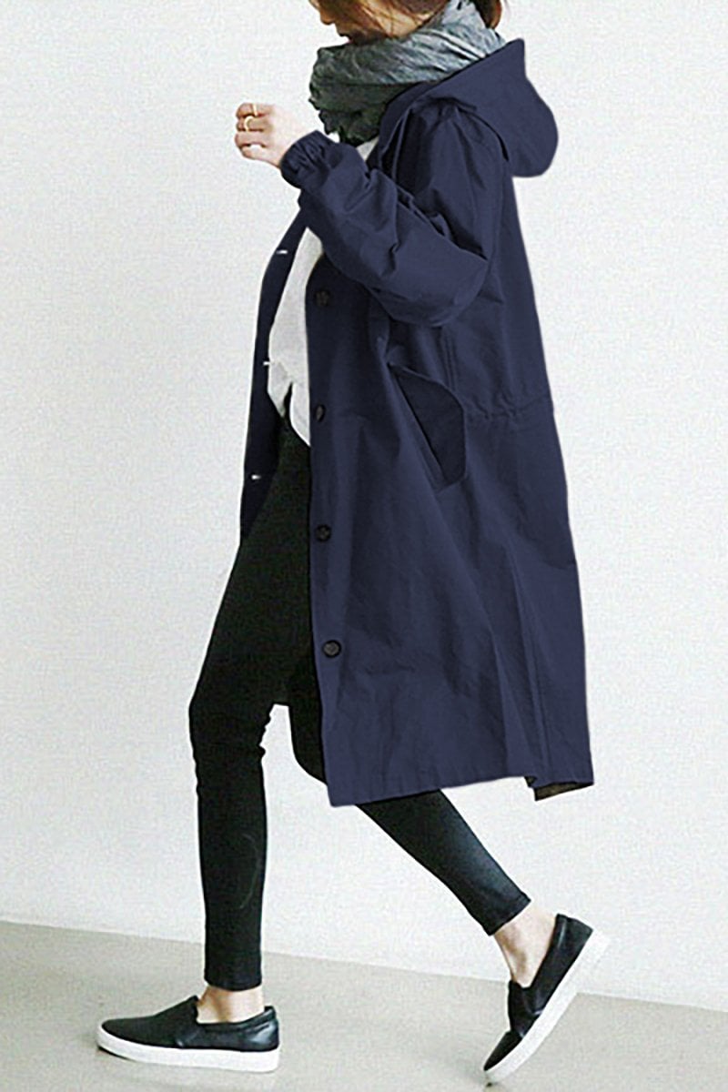 Trenchcoat mit Kapuze für Damen
