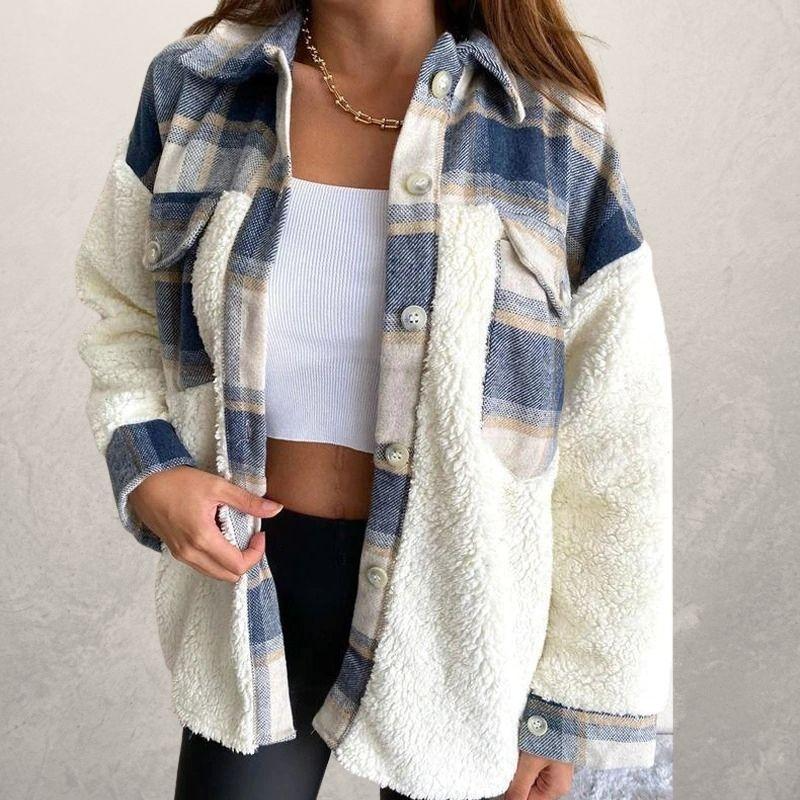 Matilda - Kuschelige & warme Damen Jacke aus Baumwolle