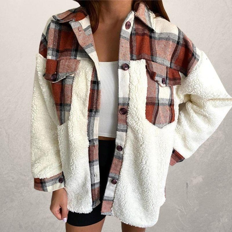 Matilda - Kuschelige & warme Damen Jacke aus Baumwolle