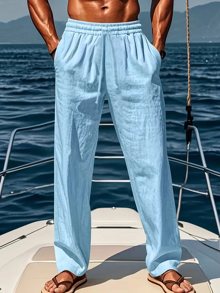 Peter | Leinenhose Luftige, Weite Passform für Sommermode