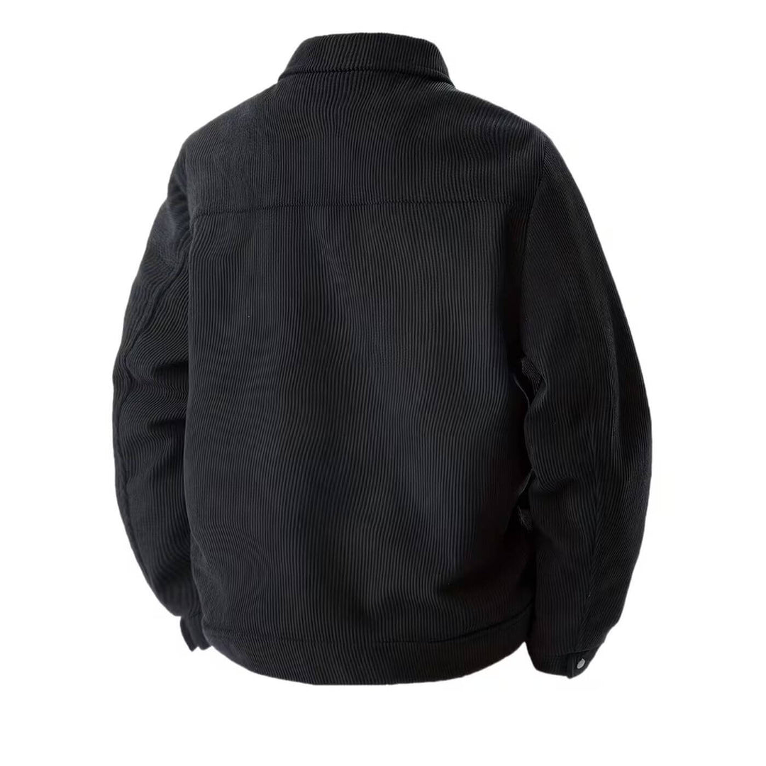Albert™ – Stilvolle Cord-Jacke mit Druckknöpfen