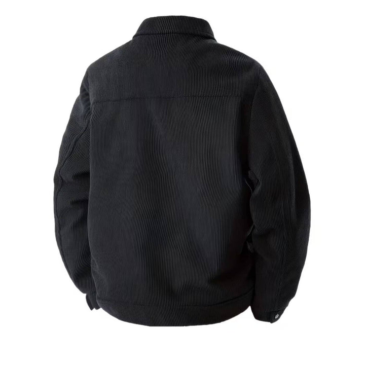 Albert™ – Stilvolle Cord-Jacke mit Druckknöpfen