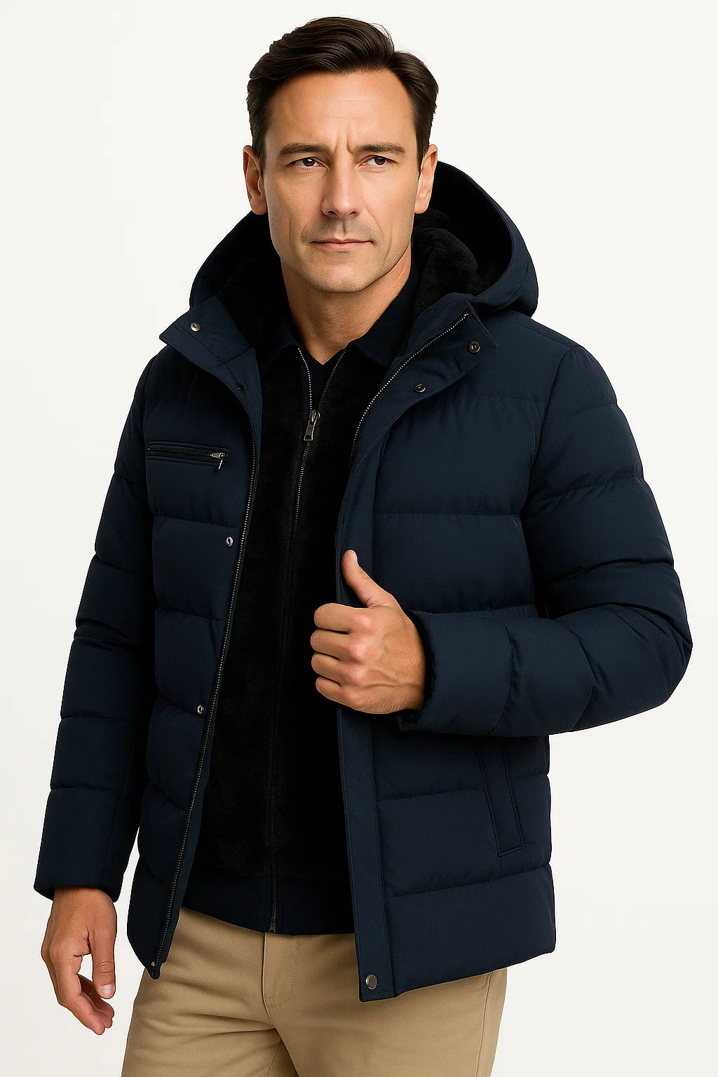 Andreas | Stylischer Oversize Wintermantel