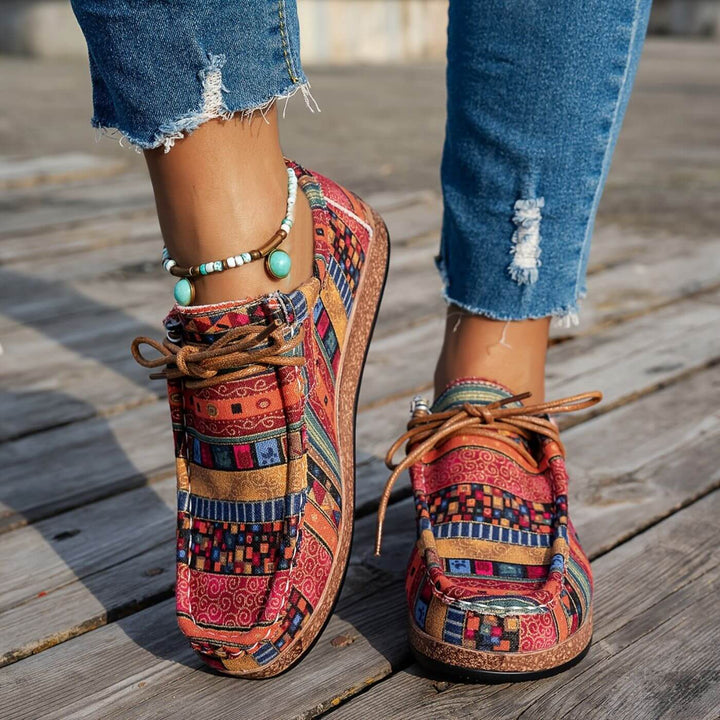 Annika™ – Schmerzlindernde Ethno-Komfortschuhe