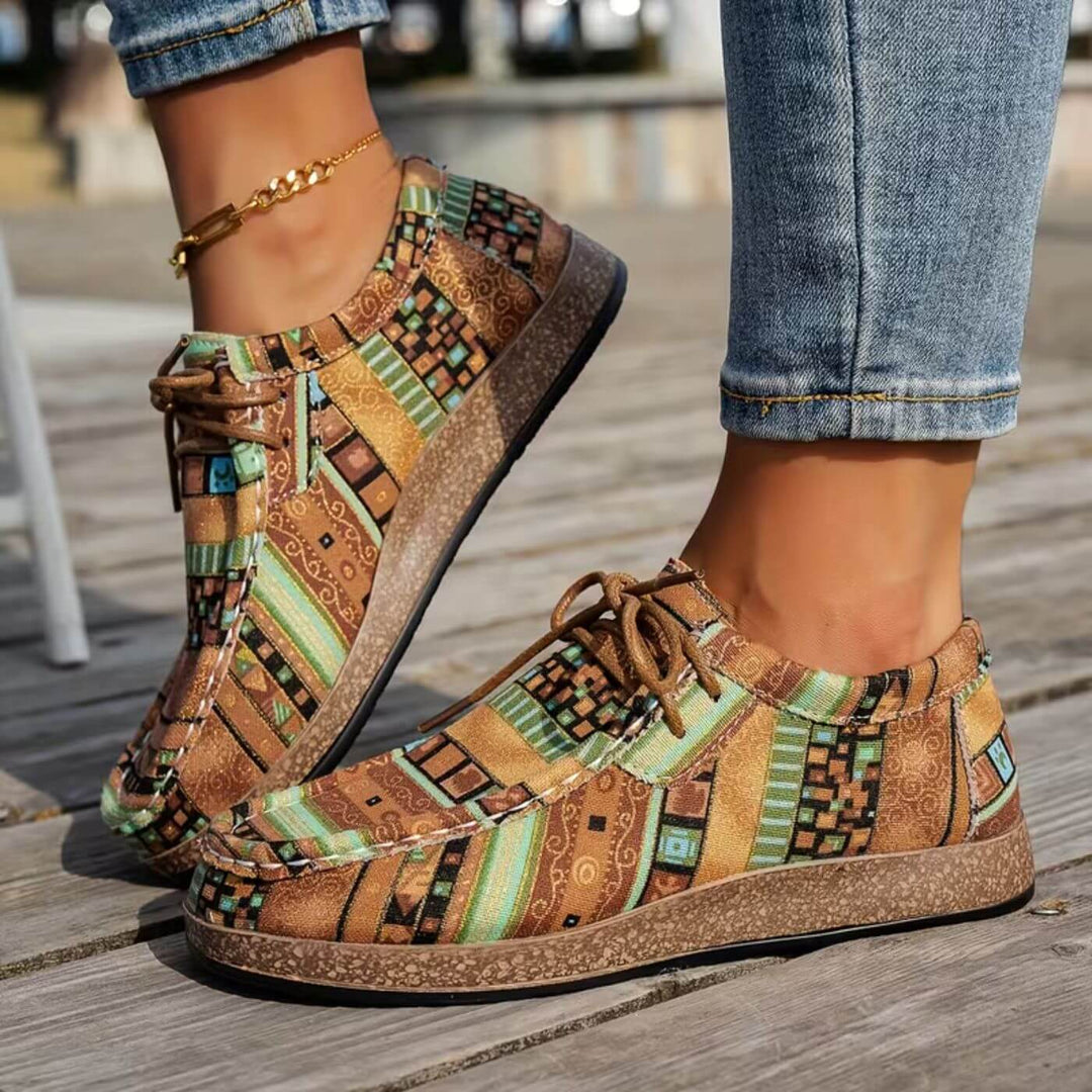 Annika™ – Schmerzlindernde Ethno-Komfortschuhe