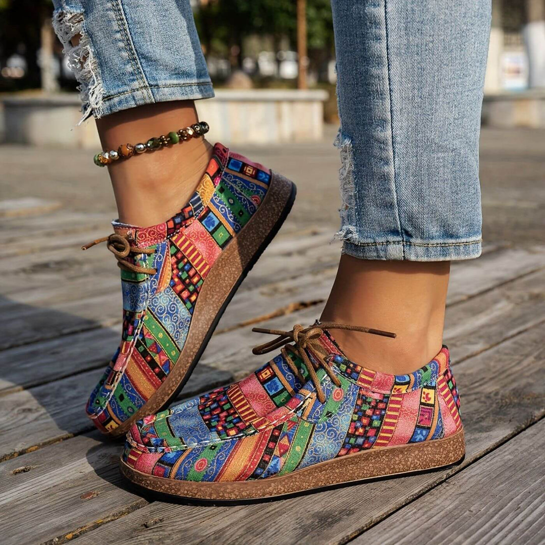 Annika™ – Schmerzlindernde Ethno-Komfortschuhe