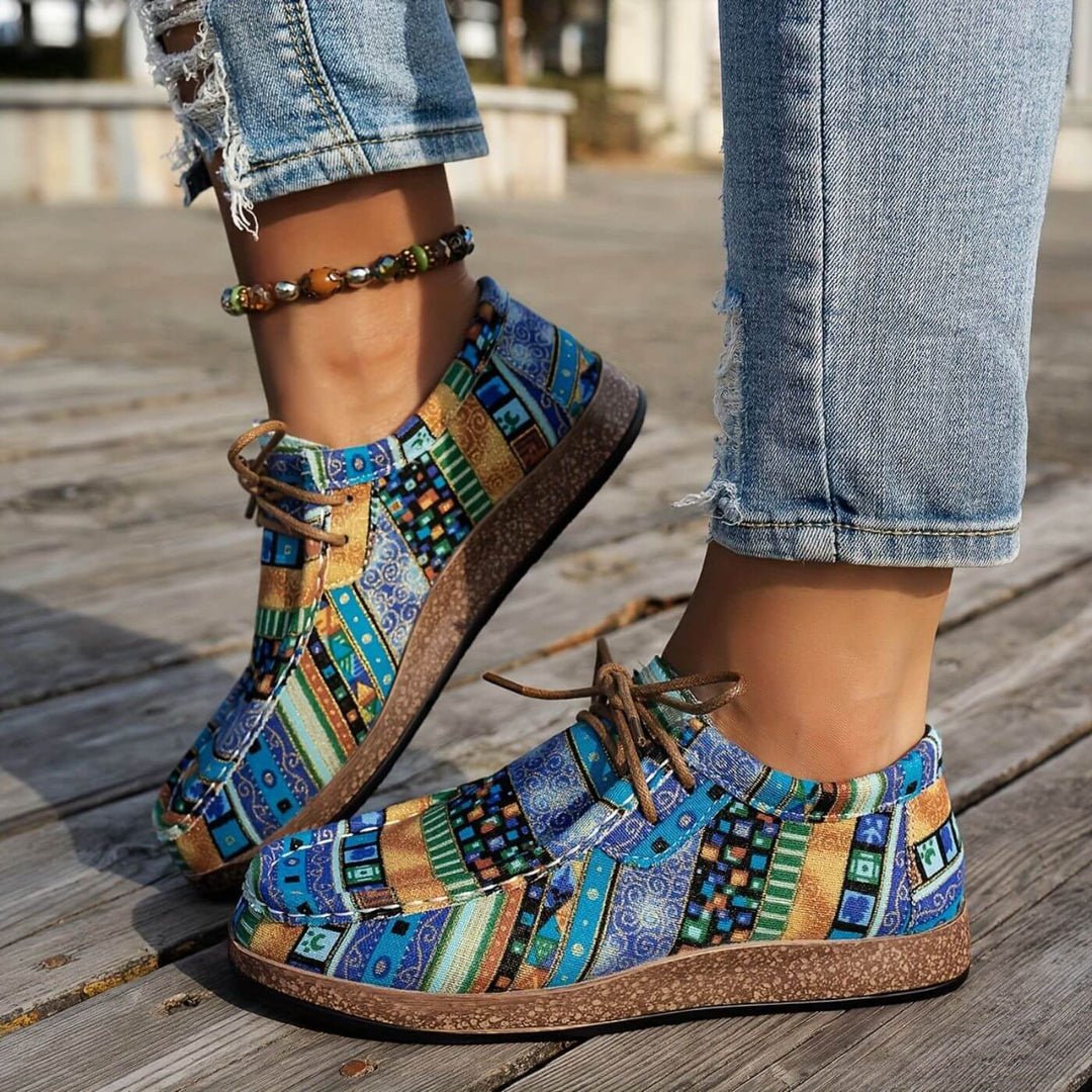 Annika™ – Schmerzlindernde Ethno-Komfortschuhe
