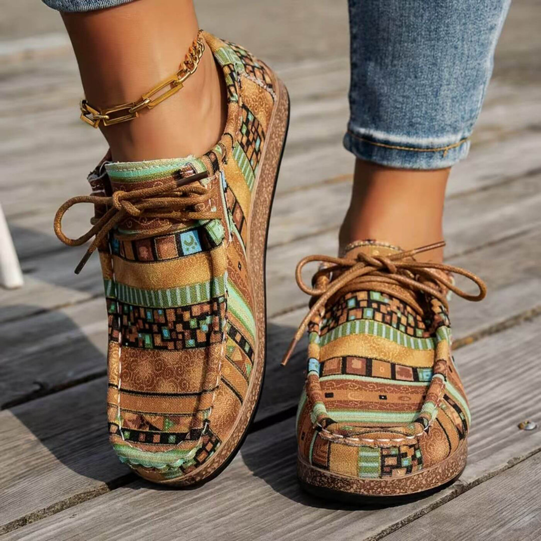 Annika™ – Schmerzlindernde Ethno-Komfortschuhe