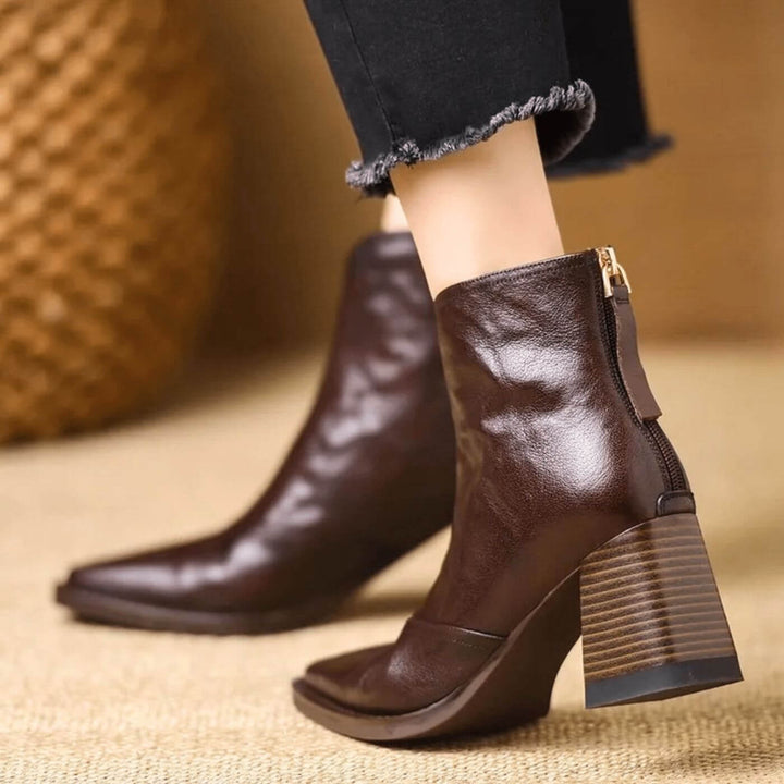 Ava™ – Luxuriöse Ankle Boots mit mittelhohem Absatz