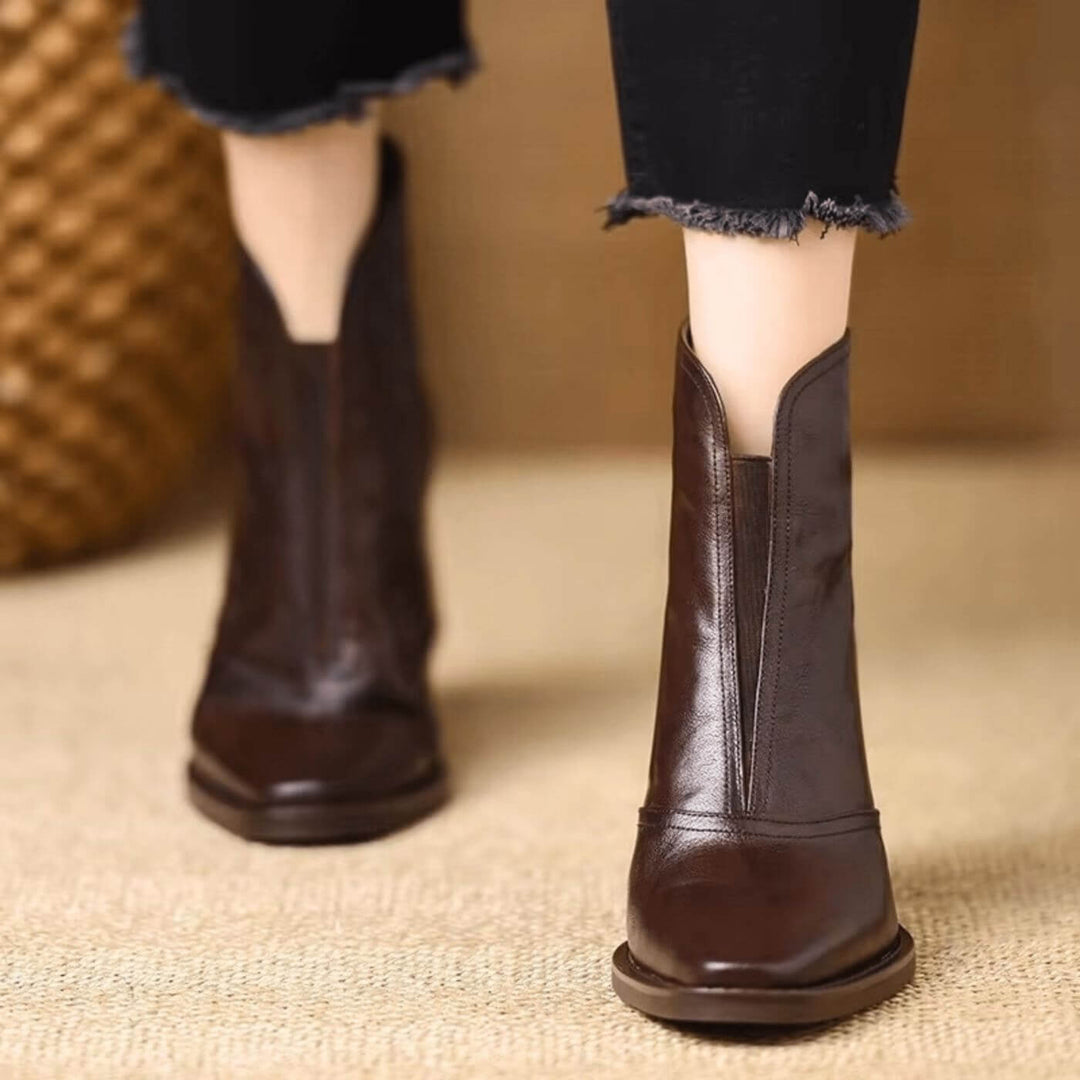 Ava™ – Luxuriöse Ankle Boots mit mittelhohem Absatz