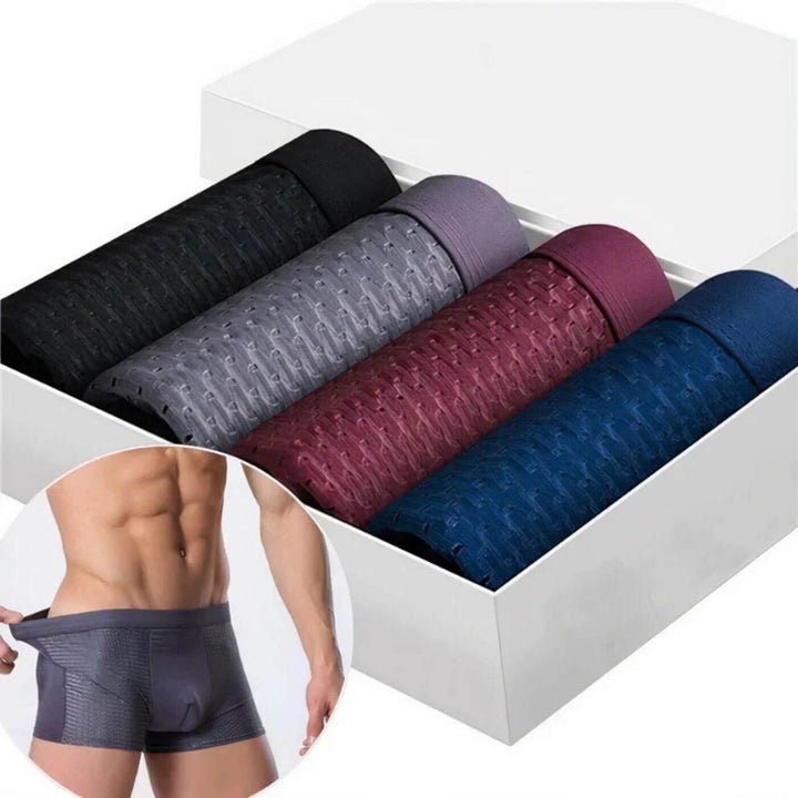 Bamboo Boxers™ – Premium Bambusfaser-Boxershorts gegen Juckreiz ( 5+5 GRATIS )