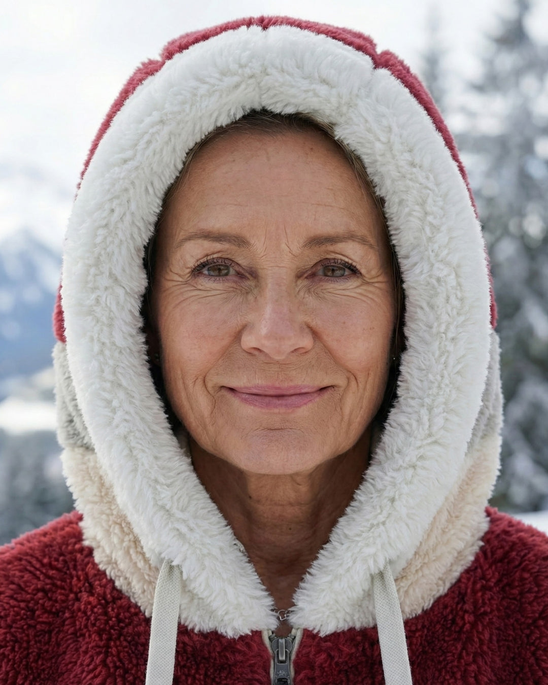 Barbara™ – Colorblock Plüschjacke