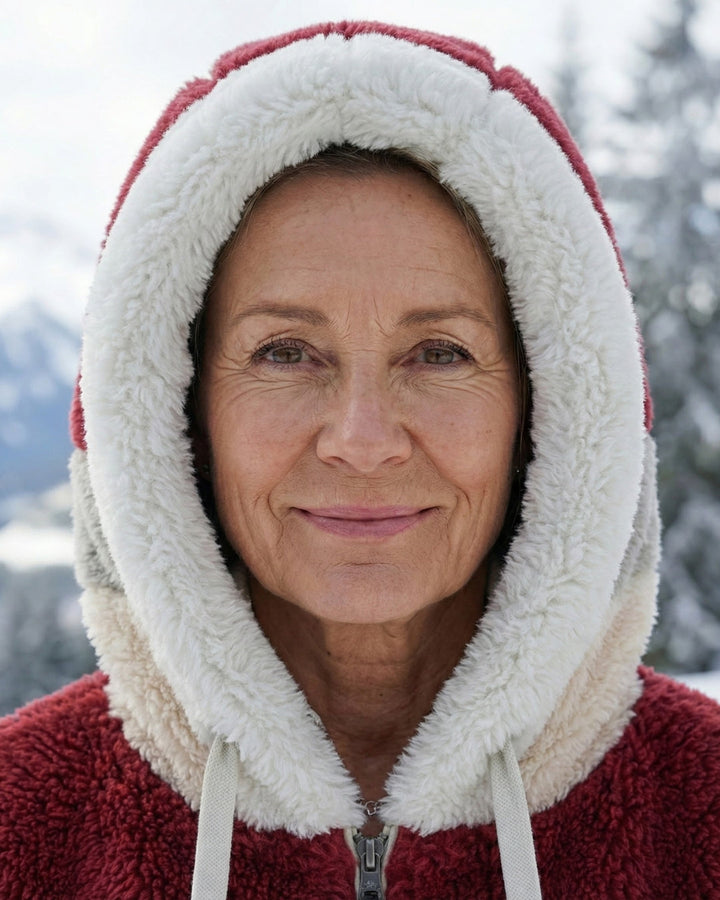 Barbara™ – Colorblock Plüschjacke