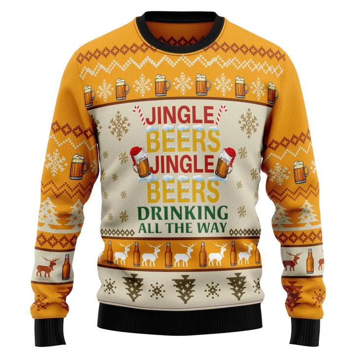 Riley | Bierfest Weihnachtspullover Unisex