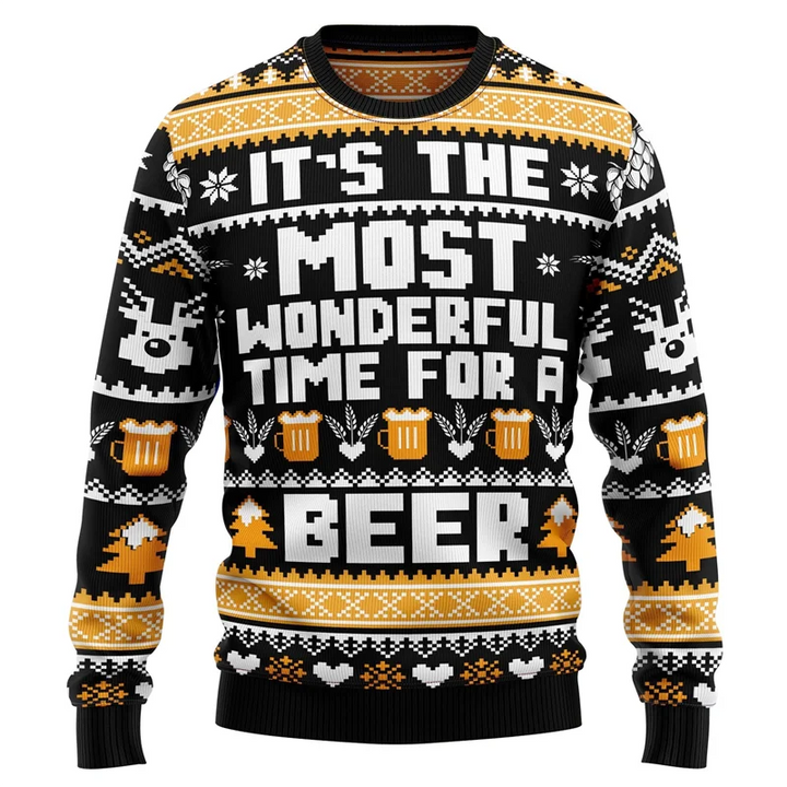 Riley | Bierfest Weihnachtspullover Unisex