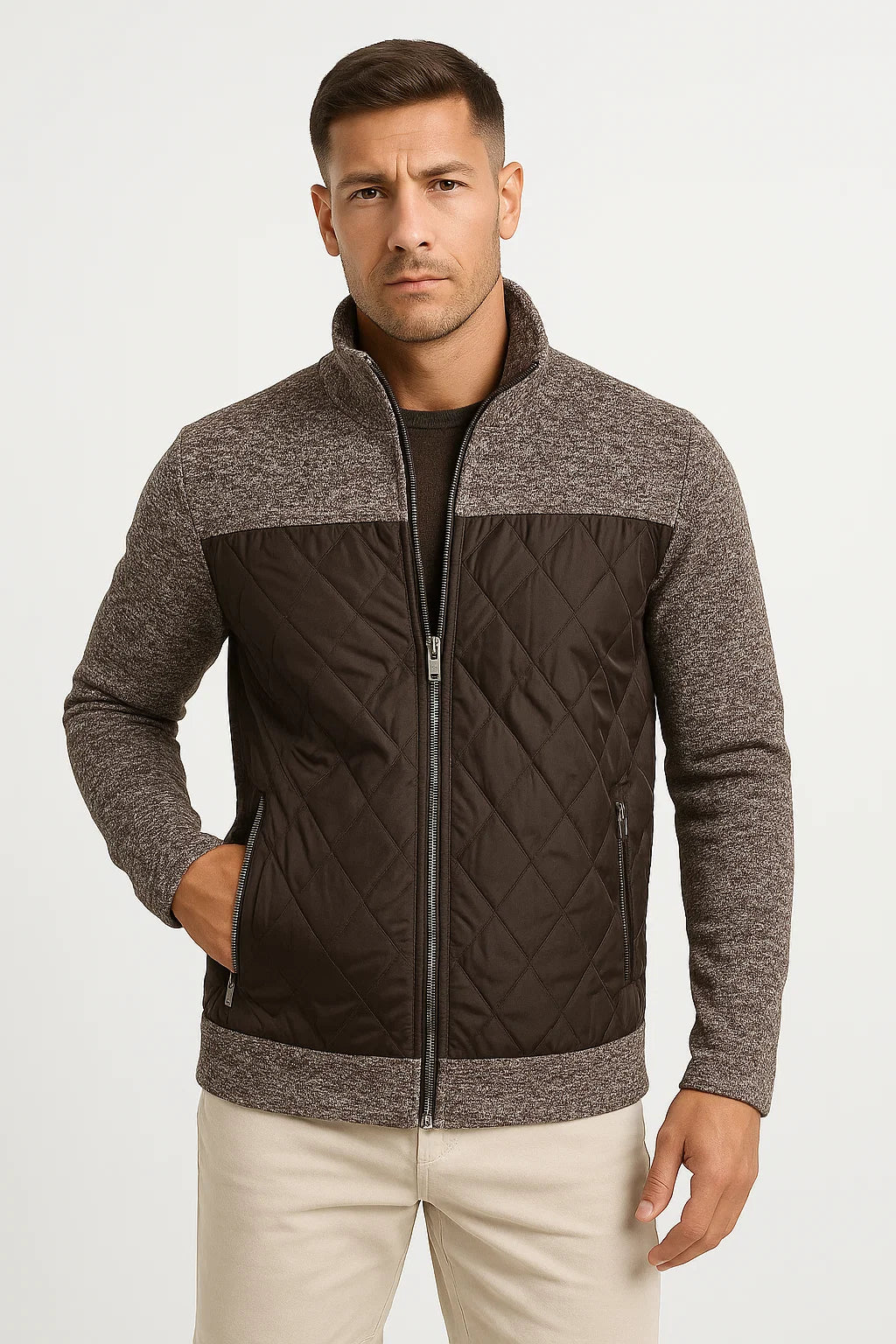 Marcel | Stylische Steppjacke mit Reißverschluss