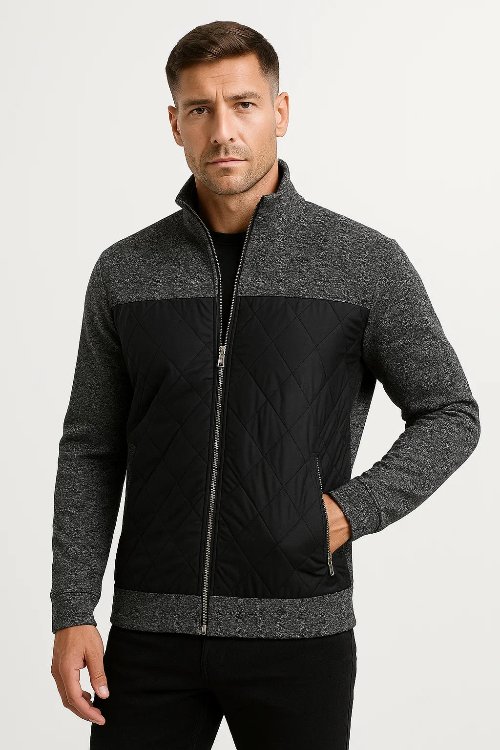 Marcel | Stylische Steppjacke mit Reißverschluss