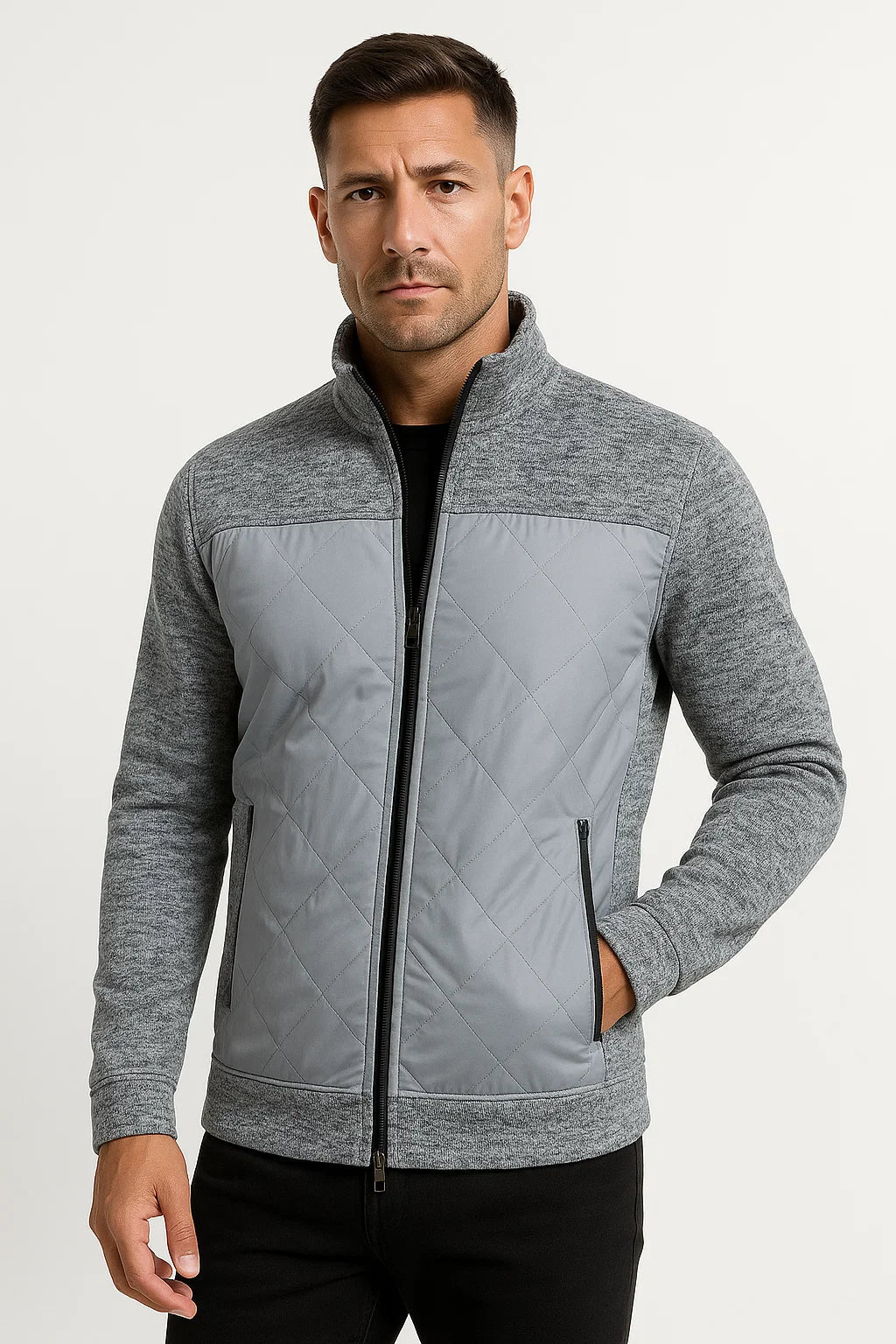 Marcel | Stylische Steppjacke mit Reißverschluss