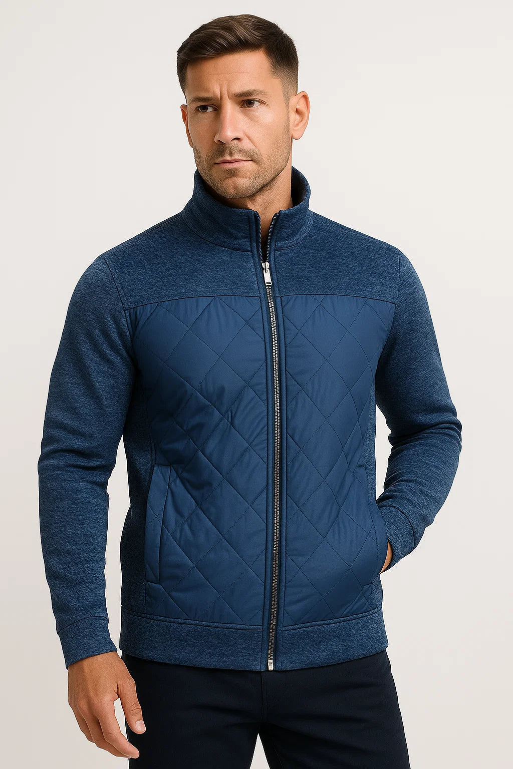 Marcel | Stylische Steppjacke mit Reißverschluss