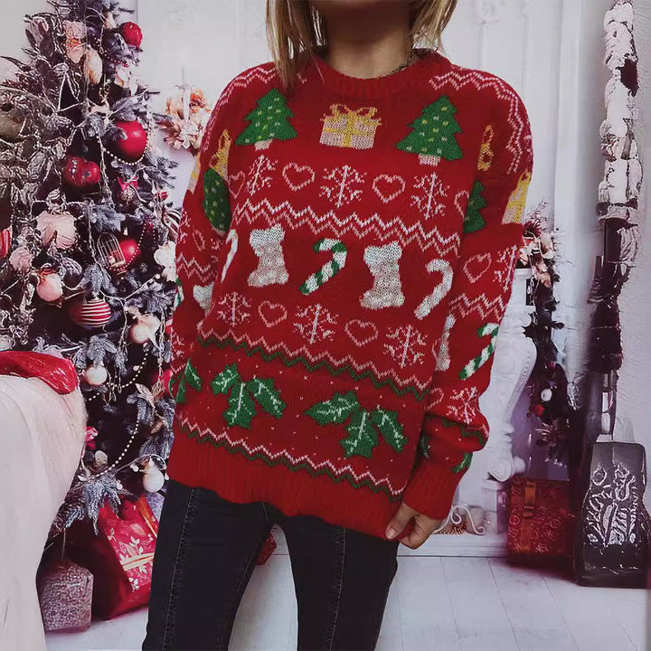 Christine | Bequemer und gut sitzender Weihnachtspullover