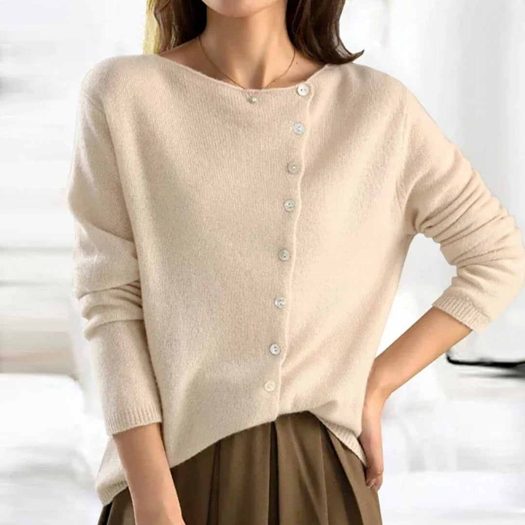 Edith™ – Bequemer Cardigan mit Knopfleiste