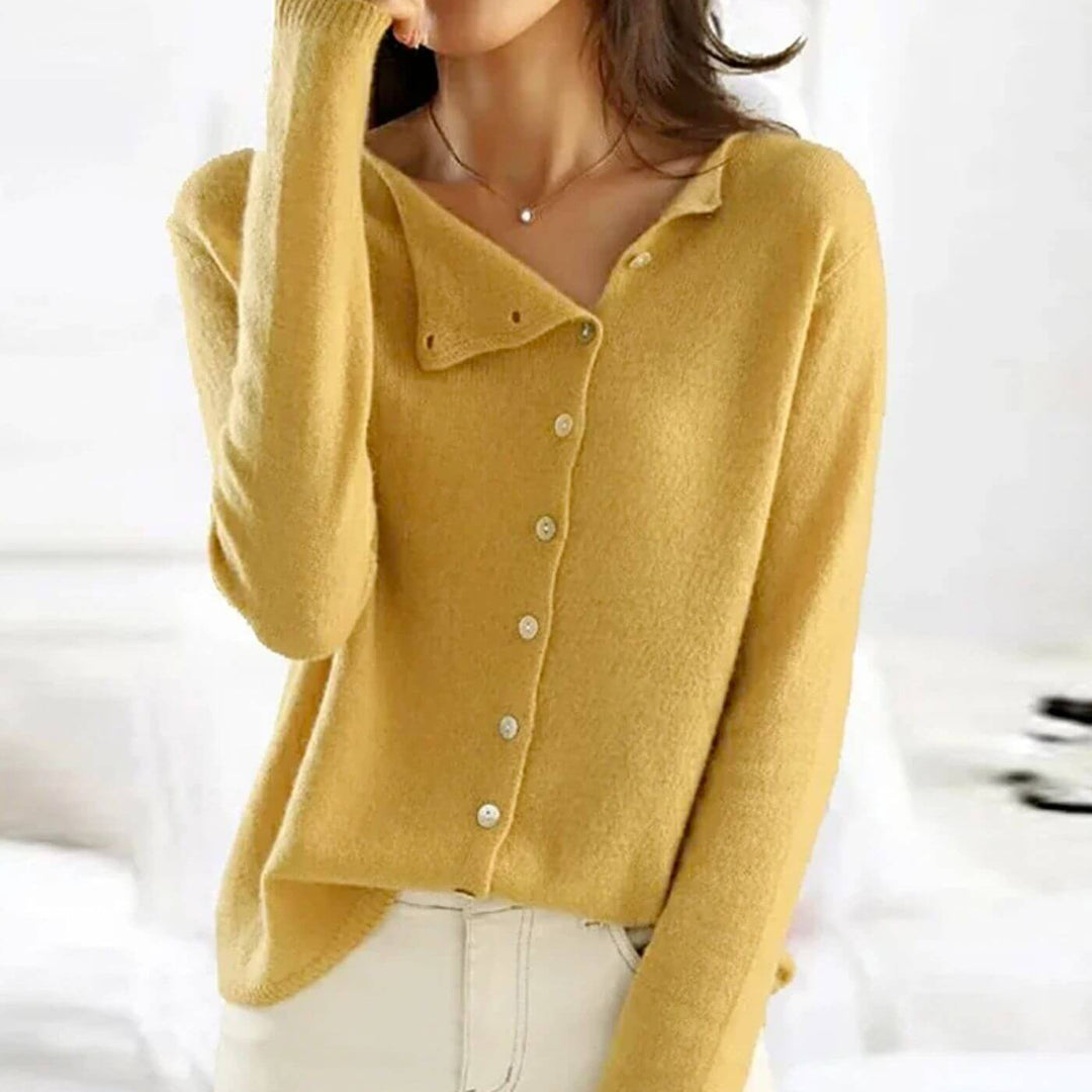 Edith™ – Bequemer Cardigan mit Knopfleiste