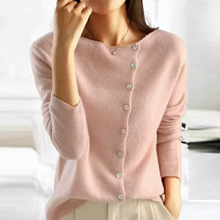 Edith™ – Bequemer Cardigan mit Knopfleiste