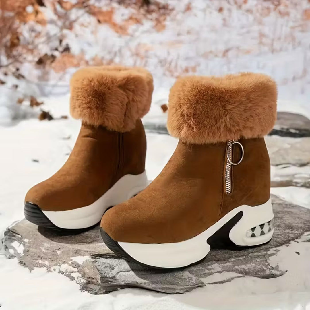 Elena™ - Stilvolle Chunky Winterstiefel