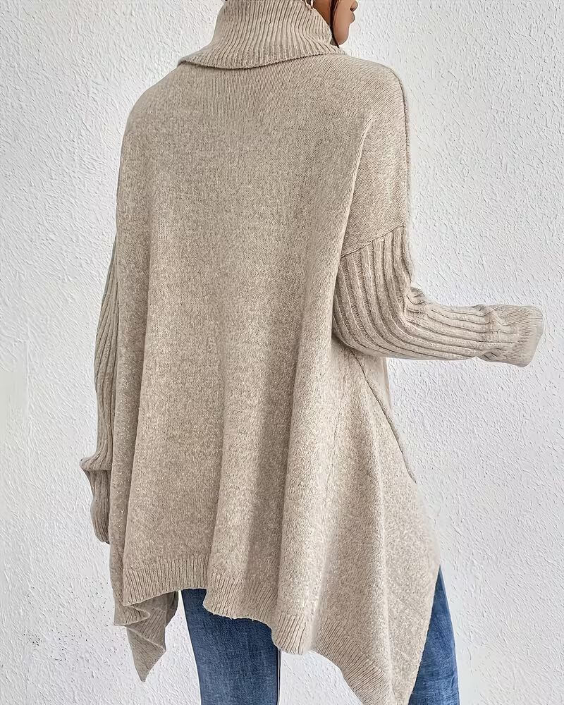 Elena™ – Bequemer Langer Rollkragenpullover