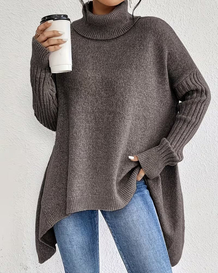 Elena™ – Bequemer Langer Rollkragenpullover