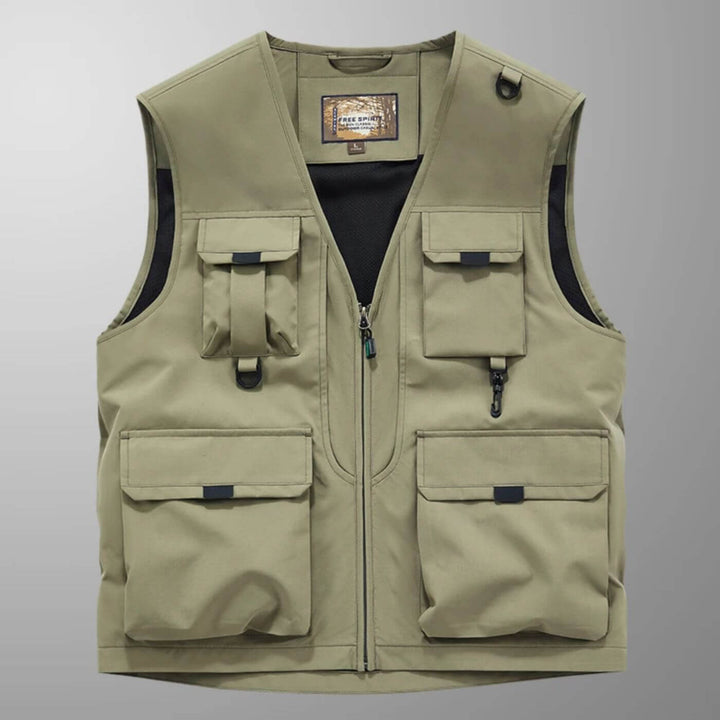 Elias™ - Stilvolle Cargo Weste