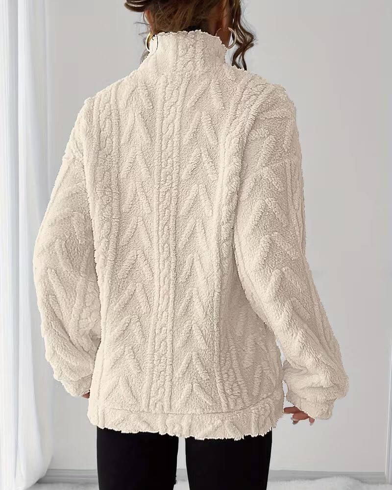 Ella™ – Gemütlicher Fleece Zip Up Sweatshirt