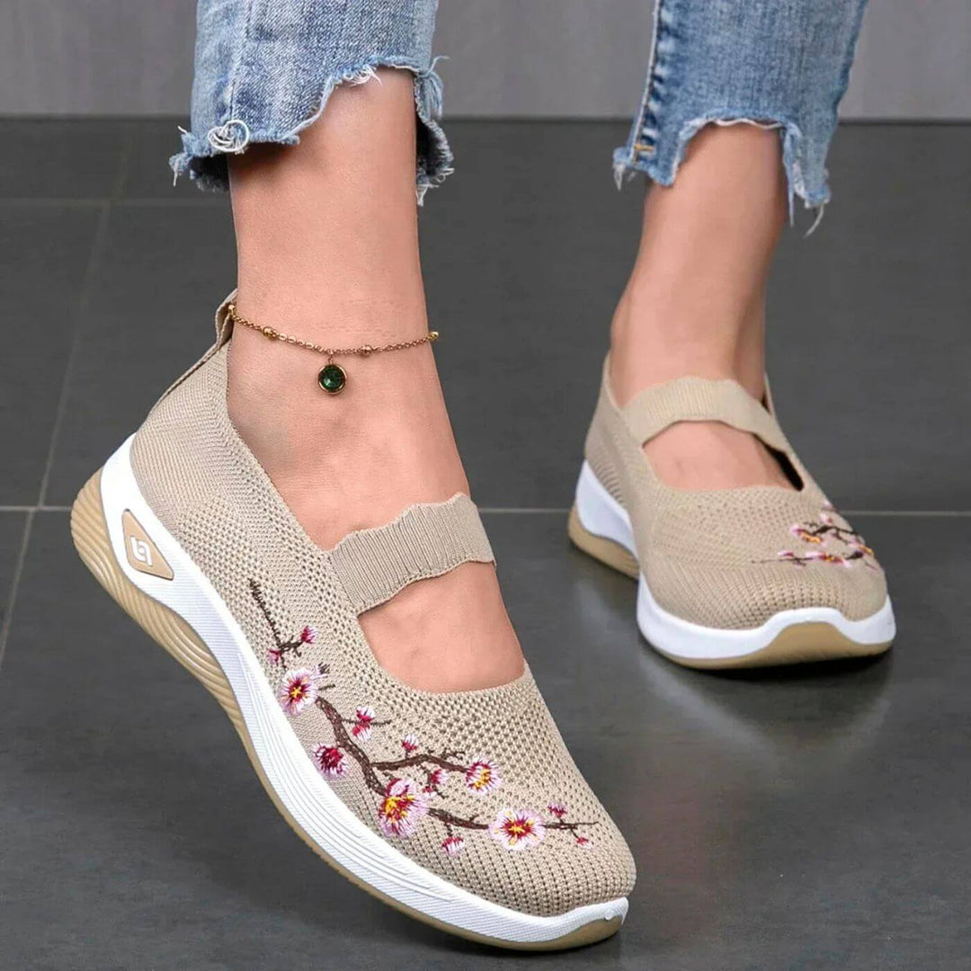 Elyna™ – Rutschfeste Geblümte Orthopädische Schuhe