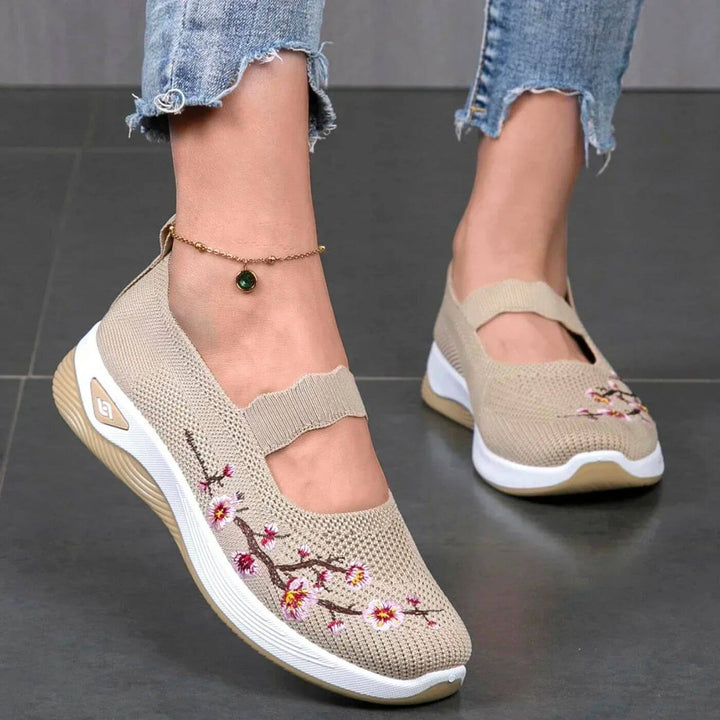 Elyna™ – Rutschfeste Geblümte Orthopädische Schuhe