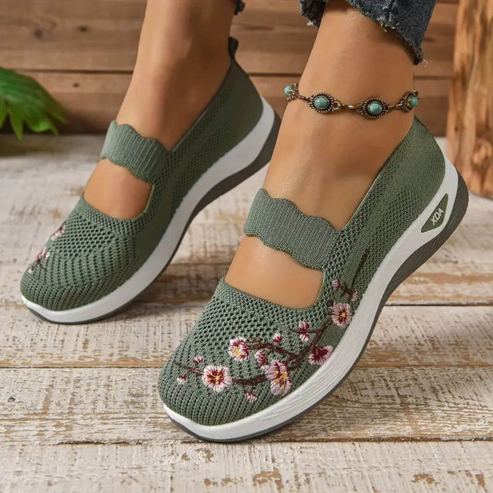 Elyna™ – Rutschfeste Geblümte Orthopädische Schuhe