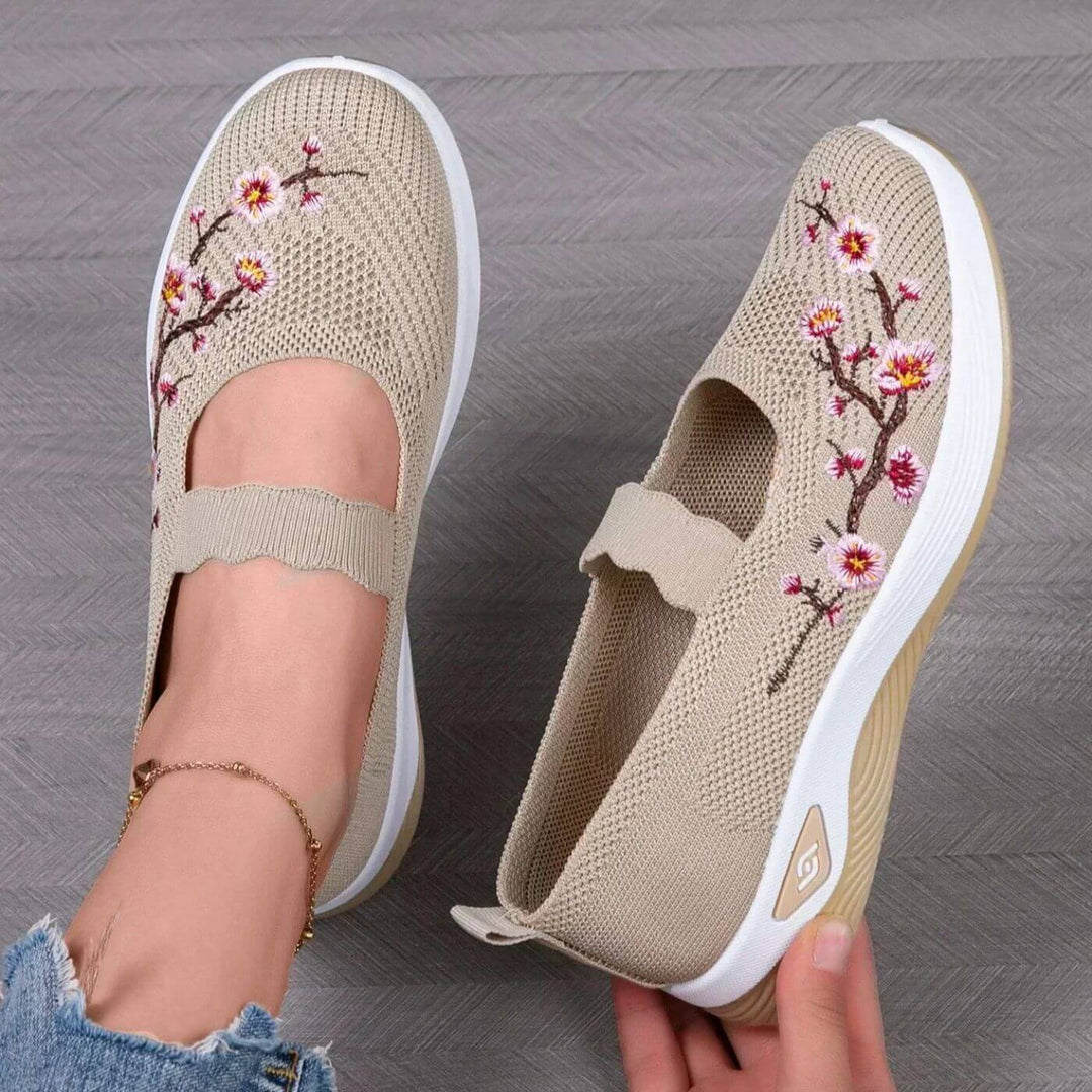 Elyna™ – Rutschfeste Geblümte Orthopädische Schuhe