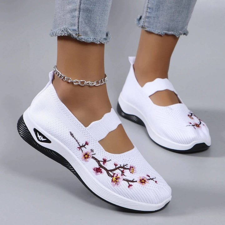 Elyna™ – Rutschfeste Geblümte Orthopädische Schuhe