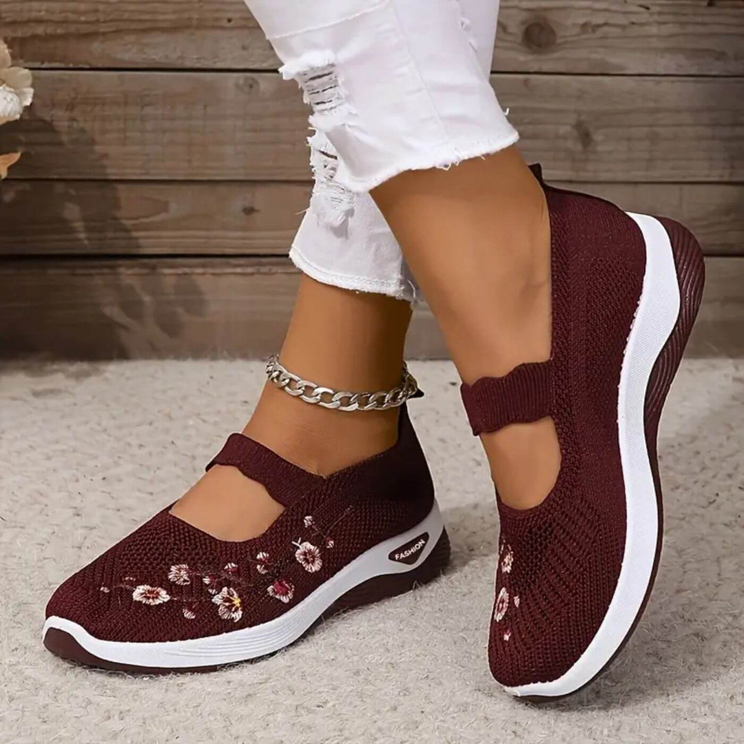 Elyna™ – Rutschfeste Geblümte Orthopädische Schuhe