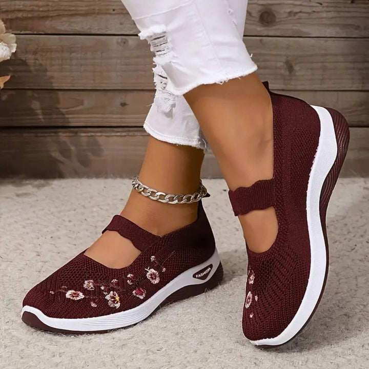 Elyna™ – Rutschfeste Geblümte Orthopädische Schuhe