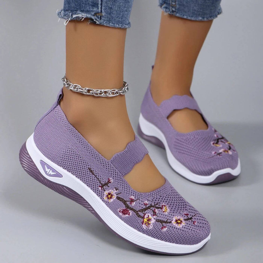 Elyna™ – Rutschfeste Geblümte Orthopädische Schuhe