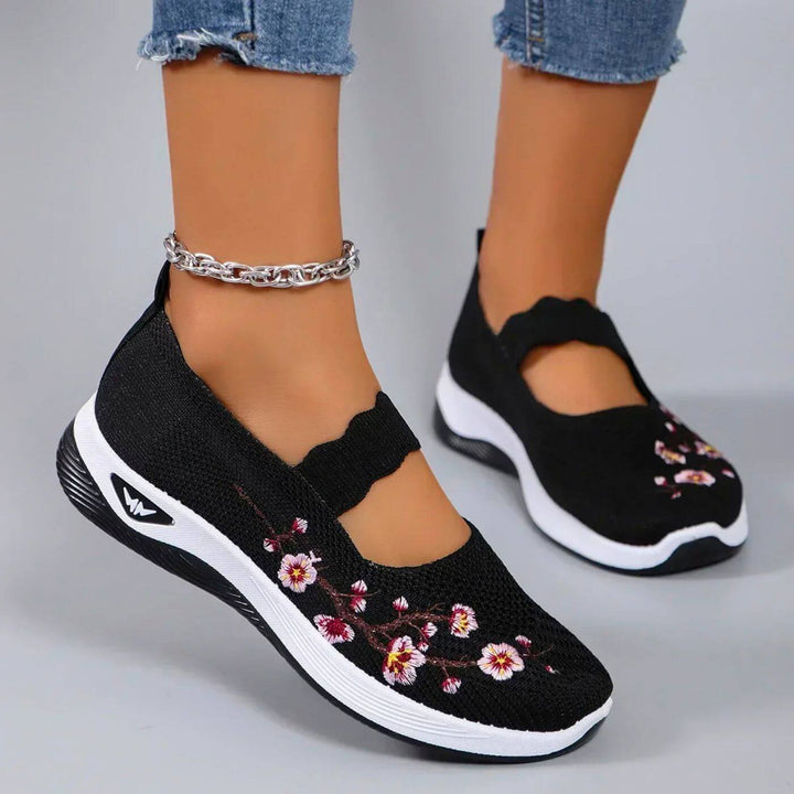Elyna™ – Rutschfeste Geblümte Orthopädische Schuhe