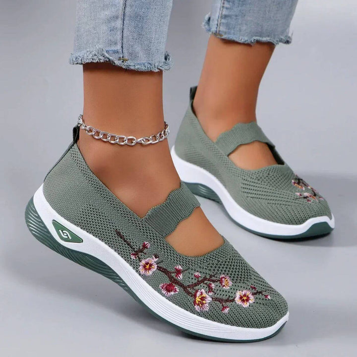 Elyna™ – Rutschfeste Geblümte Orthopädische Schuhe