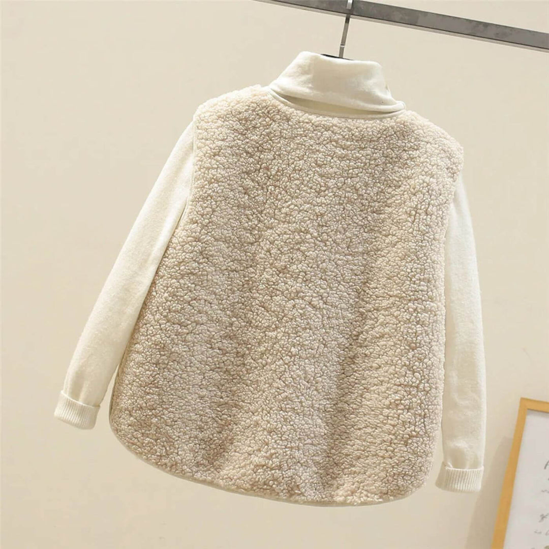 Evelin™ – Klassische Fleece-Strickjacke