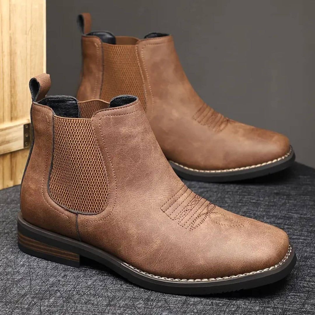 Falk™ – Elegante Chelsea-Stiefel aus Leder