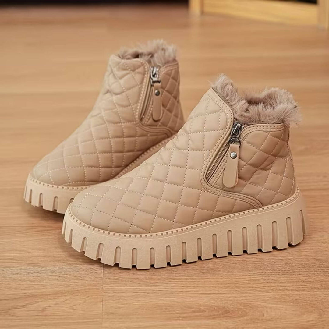 Finja™ – Warme Winterstiefel mit Kunstpelzfutter